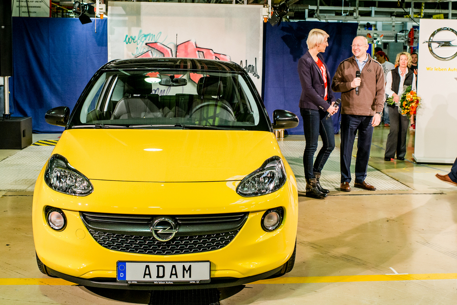 The Adam will be built in Eisenach on the same assembly line as the Corsa