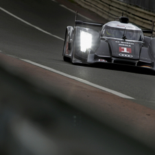 Audi and Peugeot fighting for victory in the 24 Hours of Le Mans