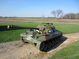 It was considered the fastest tank of its time and had an automatic transmission, which was novel at the time