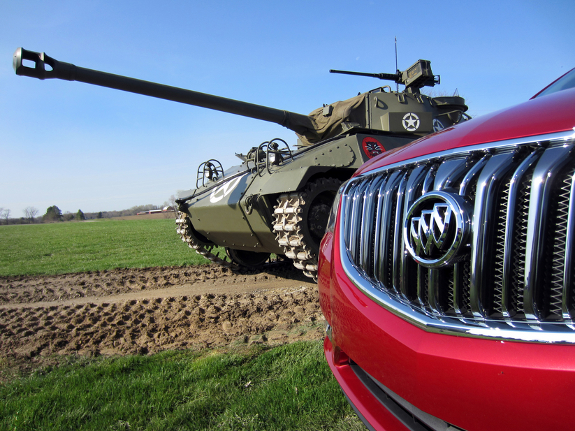 Buick built the Hellcat tank during World War 2