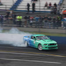 Mustang drifting