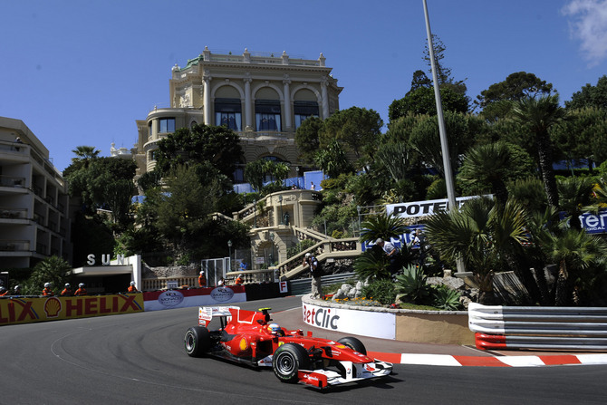 Ferrari off to a good start in Monaco