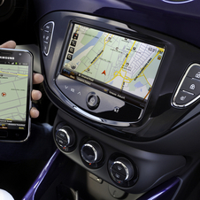 The system includes navigation 