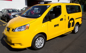 The taxis are based on the NV200 van