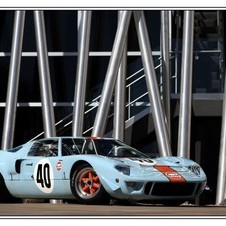 O Gulf/Mirage GT40 competiu nos trials em Le Mans com Jacky Ickx ao volante antes de ser vendido à Solar Productions