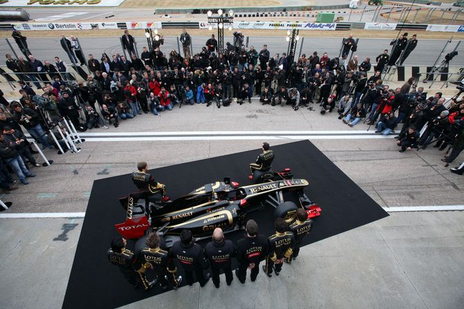 R31 from Lotus Renault GP presented in Valencia