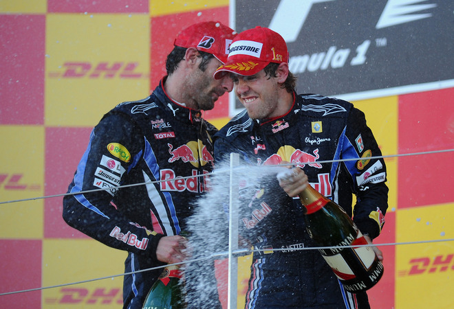 Webber raced four rounds with shoulder injury