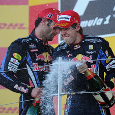 Webber raced four rounds with shoulder injury