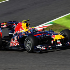 Webber raced four rounds with shoulder injury