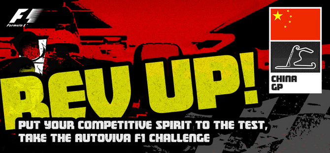 Autoviva's F1 Competition - Chinese GP