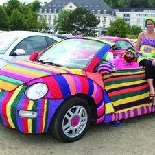 The sweater on this Volkswagen weighs 40kg