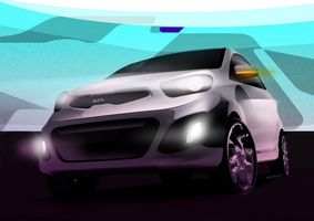 Kia reveals first design sketches from the new Picanto