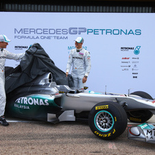 MercedesGP W02 debuts in Valencia