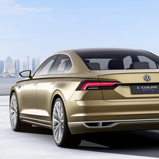 The C Coupé GTE also serves to show the design to be adopted by future Volkswagen premium models