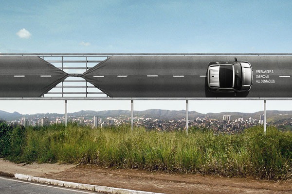 Some examples of creative billboards directed to the automotive market