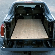 The Avalanche converted from SUV to pickup by removing a partition and laying the seats down