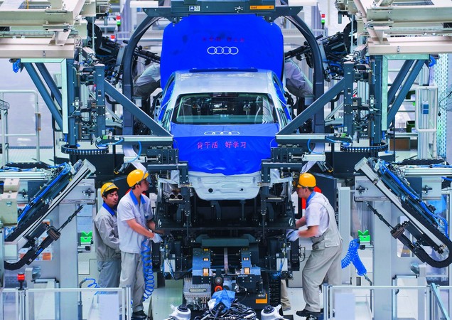 Audi brakes sales record