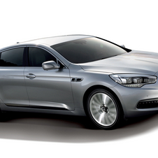 With the exception of the Kia nose, the styling is similar to the BMW 7-series