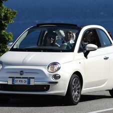 Fiat 500C for the US market being presented at the 2011 NY Motor Show