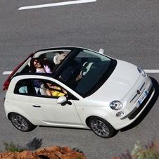 Fiat 500C for the US market being presented at the 2011 NY Motor Show