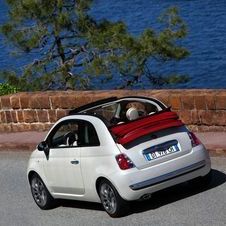 Fiat 500C for the US market being presented at the 2011 NY Motor Show