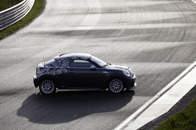 MINI shows-off camouflaged future Coupé model