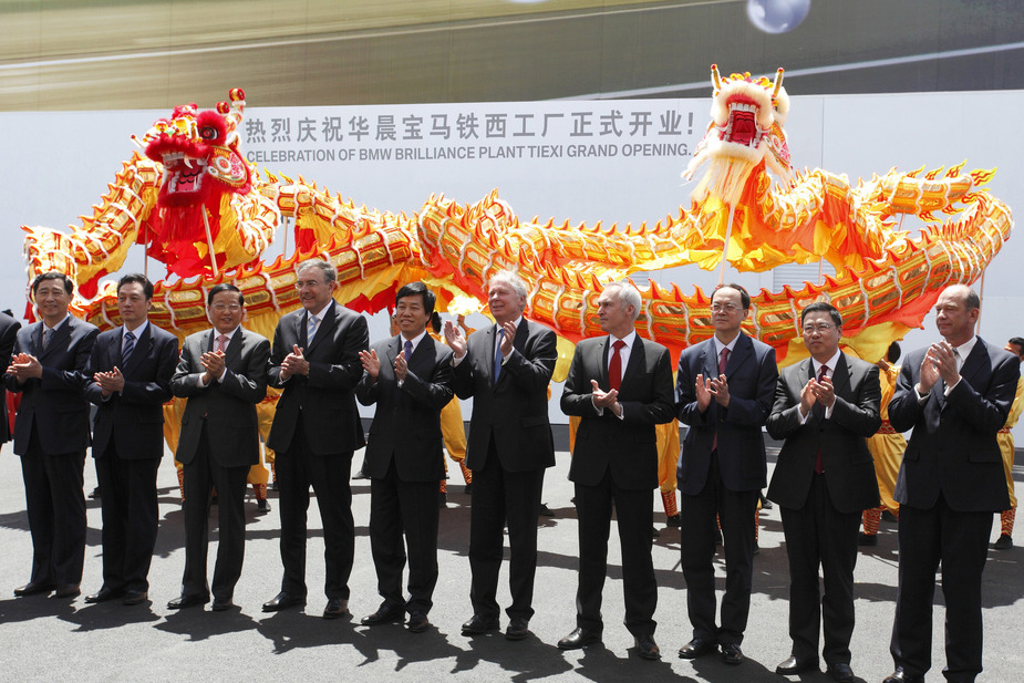 BMW held a celebration to open to factory