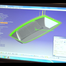 The design is first loaded into CAD software