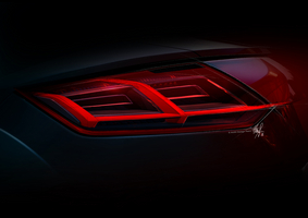 Structured rear lights are part of the new design