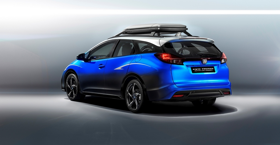 Honda Civic Tourer Active is a vehicle with equipment designed for cycling lovers