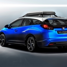 Honda Civic Tourer Active is a vehicle with equipment designed for cycling lovers