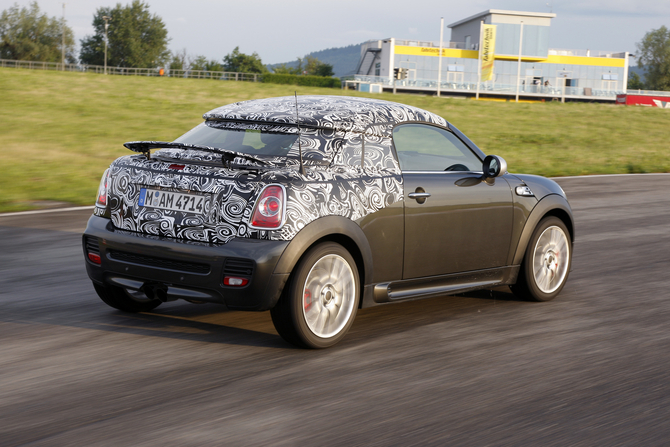 MINI shows-off camouflaged future Coupé model