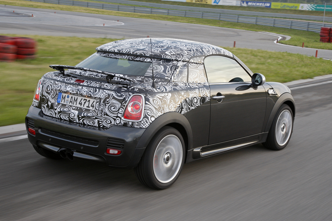 MINI shows-off camouflaged future Coupé model