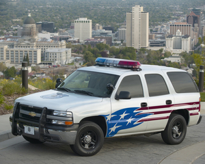 Tahoe Police Vehicle