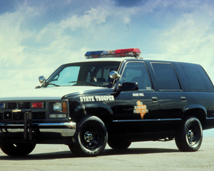 Tahoe Police Vehicle