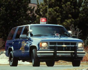 Tahoe Police Vehicle