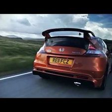 Supercharged Honda CR-Z MUGEN in action