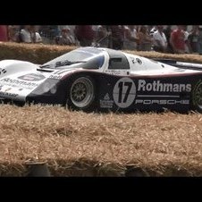 Porsche 962 Car Crash @ The Goodwood Festival of Speed 2013