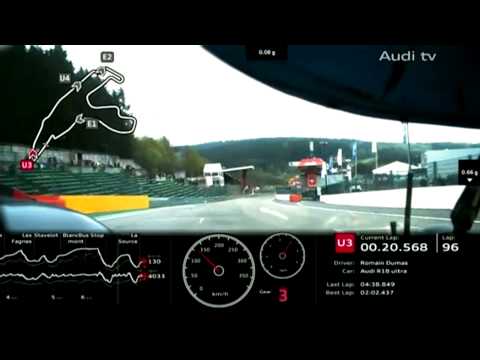 Audi R18 ultra Onboard