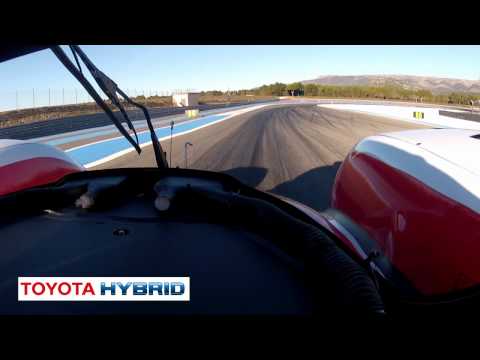 Toyota TS030 HYBRID - On-board (pit exit and track)