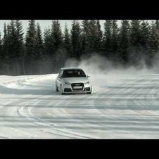 The Audi A1 quattro on ice