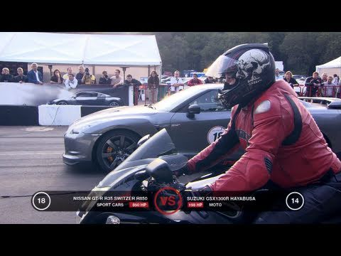 Suzuki Hayabusa vs Nissan GTR