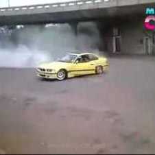 BMW M3 drift fail. LOL